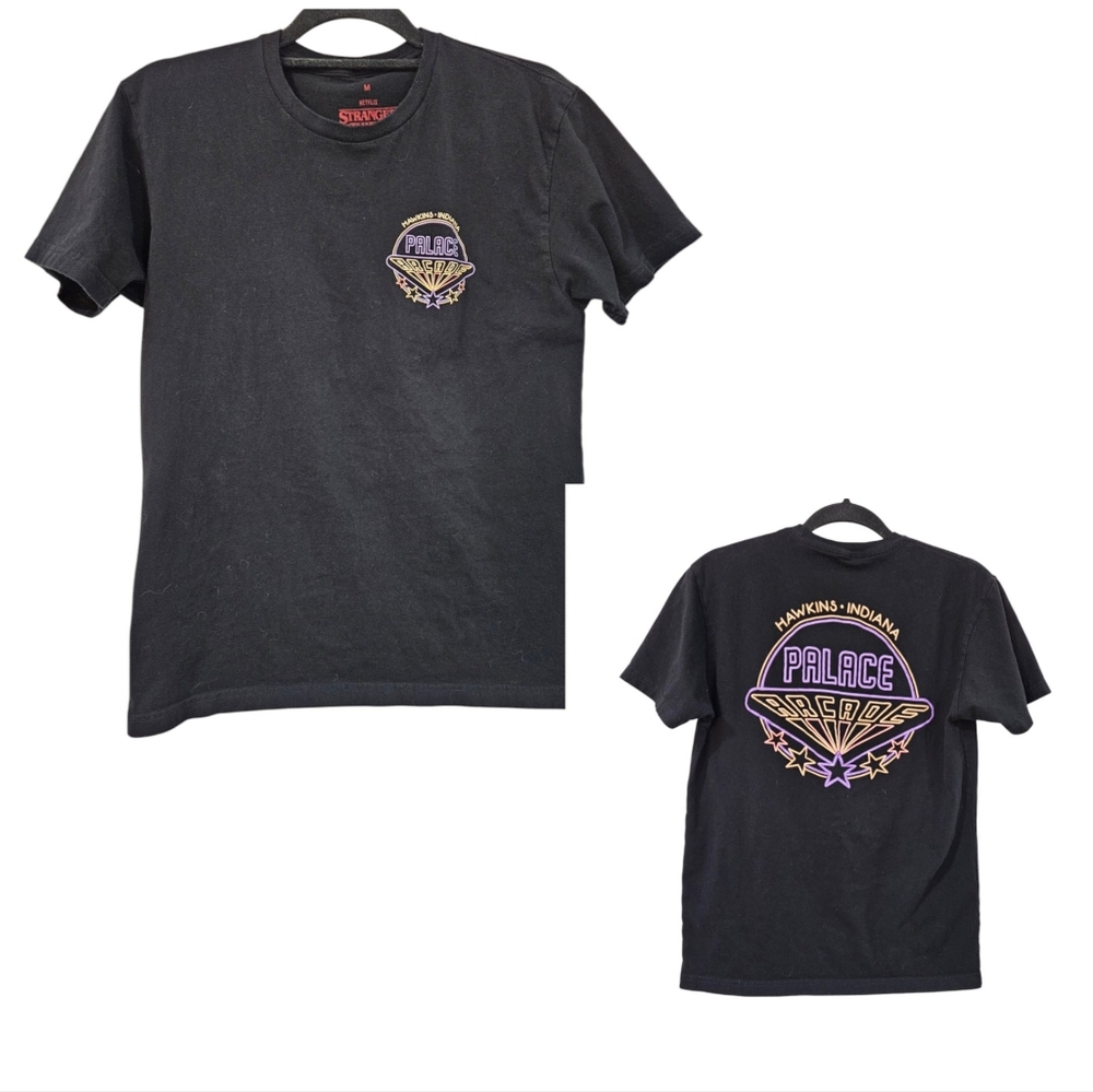 Stranger Things Palace Arcade Unisex Tee Size M